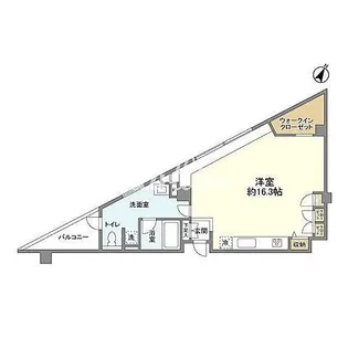 ラ・マーレ白金【2階】の間取り