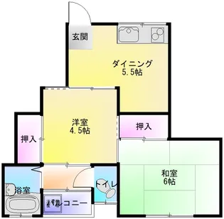 福井文化【1階】の間取り