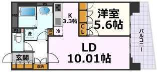 セイント橘【6階】の間取り