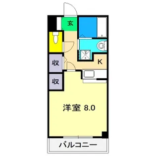 ドエル森の木 II【3階】の間取り