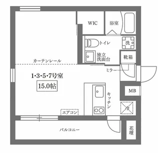 SIGNYAKUMO【4階】の間取り