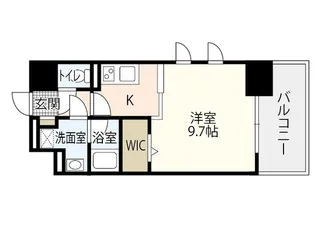 OWLSTYLE NISHIKIMACHI II【9階】の間取り