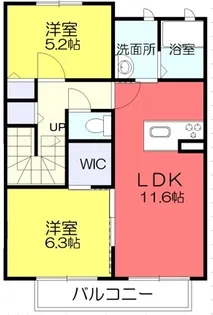 シャーメゾンラコルトV【2階】の間取り