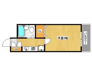 ユニテック武庫之荘【3階】の間取り