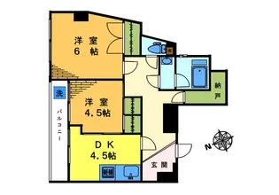 西早稲田マンション【5階】の間取り