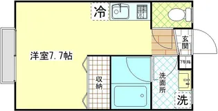 ハイツセゾンI【1階】の間取り