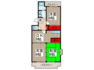 ファミール・メゾン【1階】の間取り