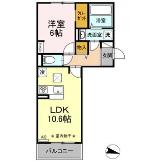 ウェルデンスディーステイ A【1階】の間取り