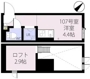 RIZEST asterMN【1階】の間取り