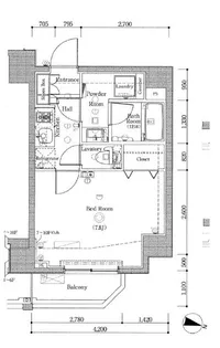グラントゥルース本郷【9階】の間取り