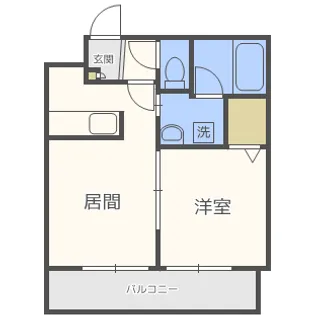 ブランノワール宮の森【2階】の間取り