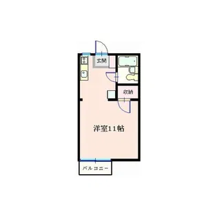 リバーサイドハイツC棟【1階】の間取り