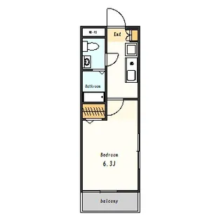 パークワンモア幕張アネックス【3階】の間取り