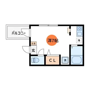 メルヴェイユ新小岩【1階】の間取り