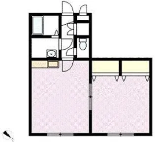 リバティ花咲【3階】の間取り