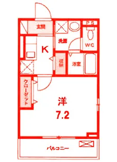 グランヴィア城北【2階】の間取り