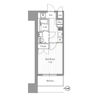 プライマル森下【9階】の間取り