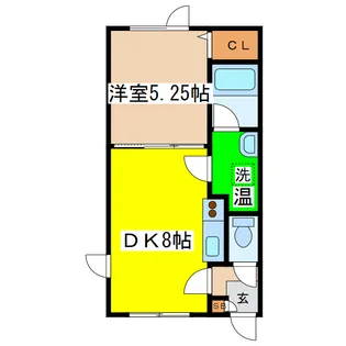 エステートinラミネール【1階】の間取り