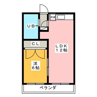 山崎コーポ【3階】の間取り