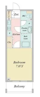 HF草加レジデンス【5階】の間取り