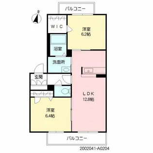パストラルヴィラ【2階】の間取り