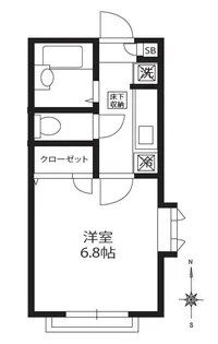 ケープパレス【1階】の間取り