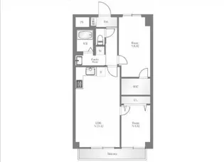 ドヌール蔵前【5階】の間取り