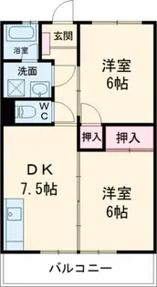 コーポさいとう【4階】の間取り