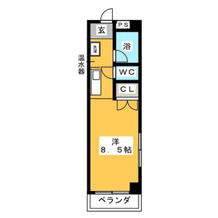 豊田メモリアルハイツ【4階】の間取り
