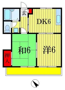 エトワールK【2階】の間取り