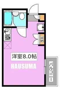 ハイム石原【2階】の間取り