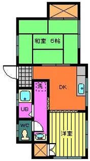 メゾン君塚【2階】の間取り