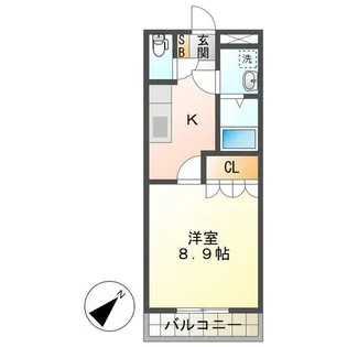 エレガントI【1階】の間取り