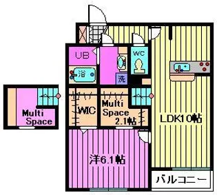 My Style 川口仲町【3階】の間取り