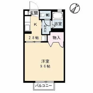 エトワール大松II【2階】の間取り