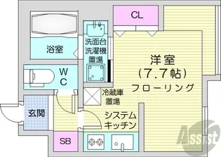 luce solare麻生【4階】の間取り