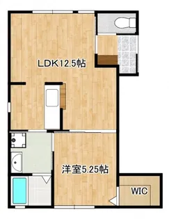 グラン・シェソワ【1階】の間取り