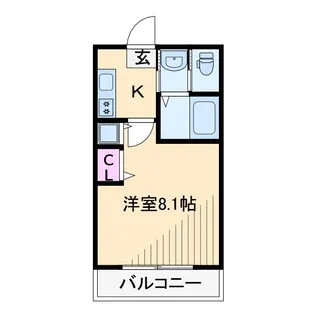 ヨコハマディパーチャーレジェンド【3階】の間取り