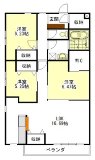 GARDEN HOUSE大谷町II【3階】の間取り