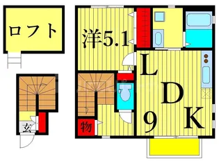 アミティエ北小岩【2階】の間取り