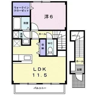 M・Kマンション partVI【2階】の間取り