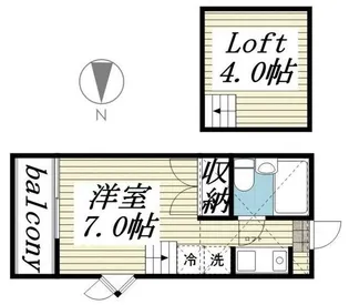アルカディア二宮I【1階】の間取り