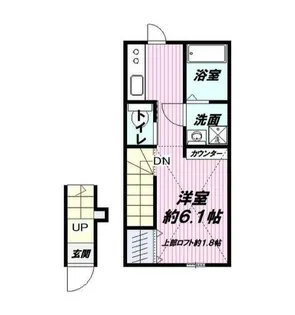 AROUND YOU 行徳【2階】の間取り