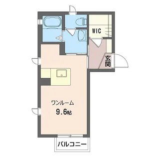 ラフィーネC【1階】の間取り