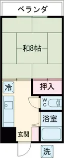 第三通南ビル【4階】の間取り
