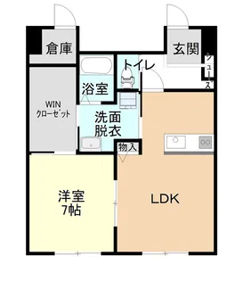 野村コーポ【3階】の間取り