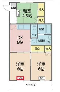 へーベルレジデンス【2階】の間取り
