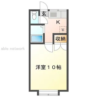 ポテンシャルB【2階】の間取り