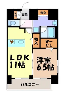 プレサンス鶴舞公園セラヴィ【15階】の間取り