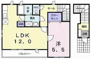 エアリ-【2階】の間取り